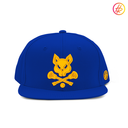 Royal Blue LAX Rat Flat Bill Snapback - Customizable