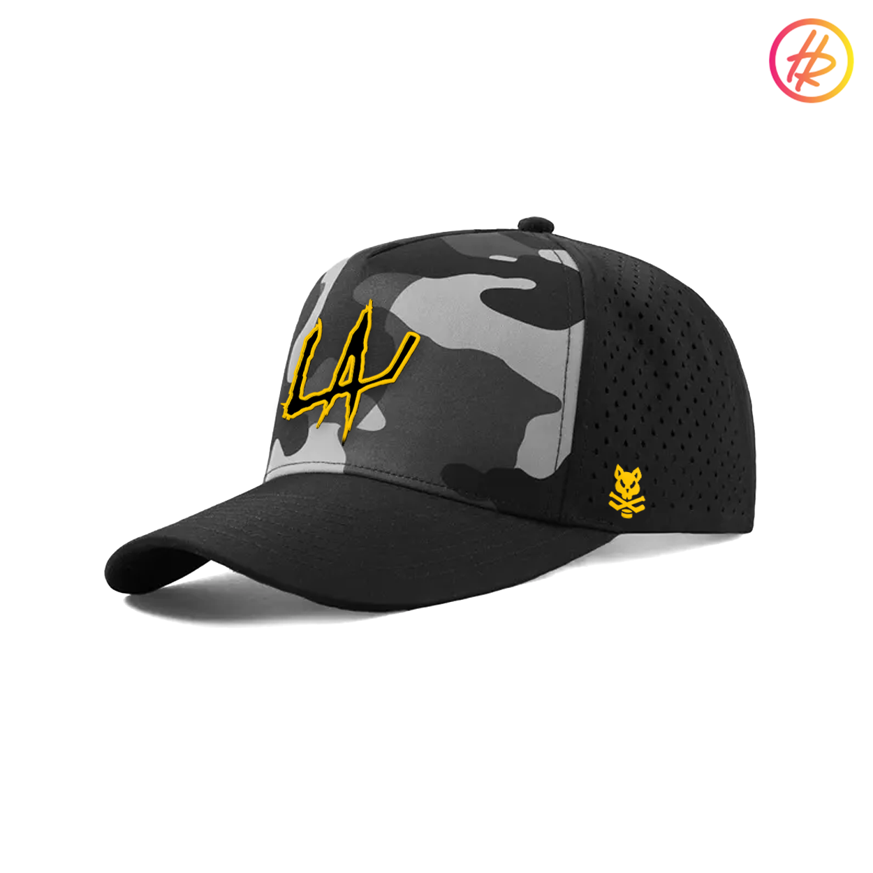 LA HOCKEY LEGENDS + Hatty Ratty™ - Performance Baseball Hat - Black Camo