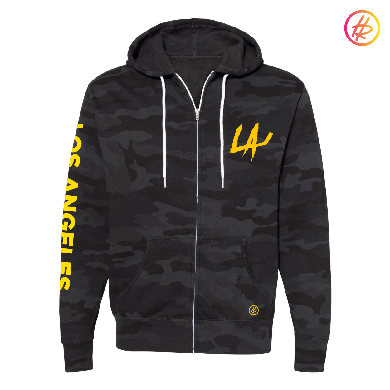 LA LEGENDS TEAM + Hatty Ratty Zip Up - Black Camo