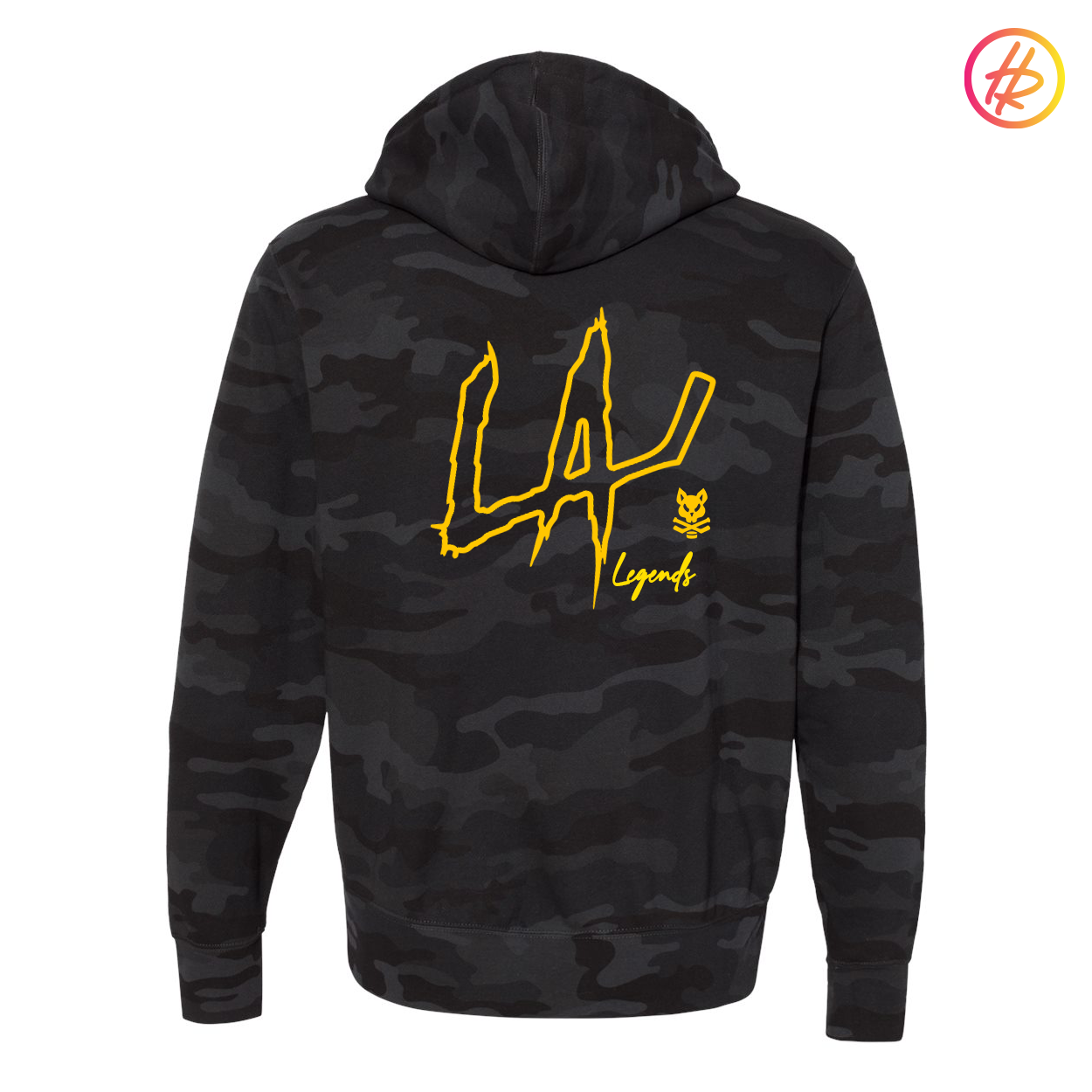 LA LEGENDS TEAM + Hatty Ratty Zip Up - Black Camo