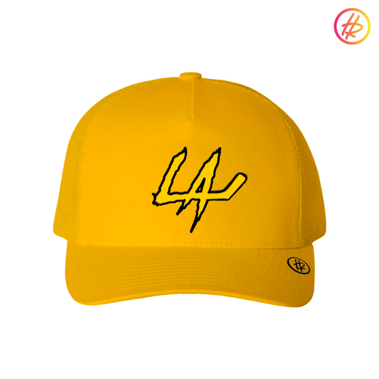 LA LEGENDS + Hatty Ratty™ LA HOCKEY - Mid Profile Trucker - GOLD