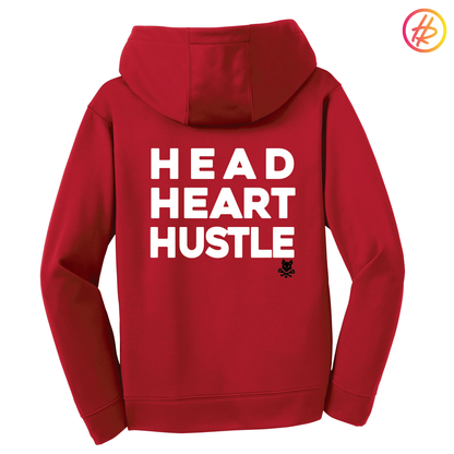 Hatty Ratty™ + Mount Si "HEAD HEART HUSTLE" -Performance Hoodie