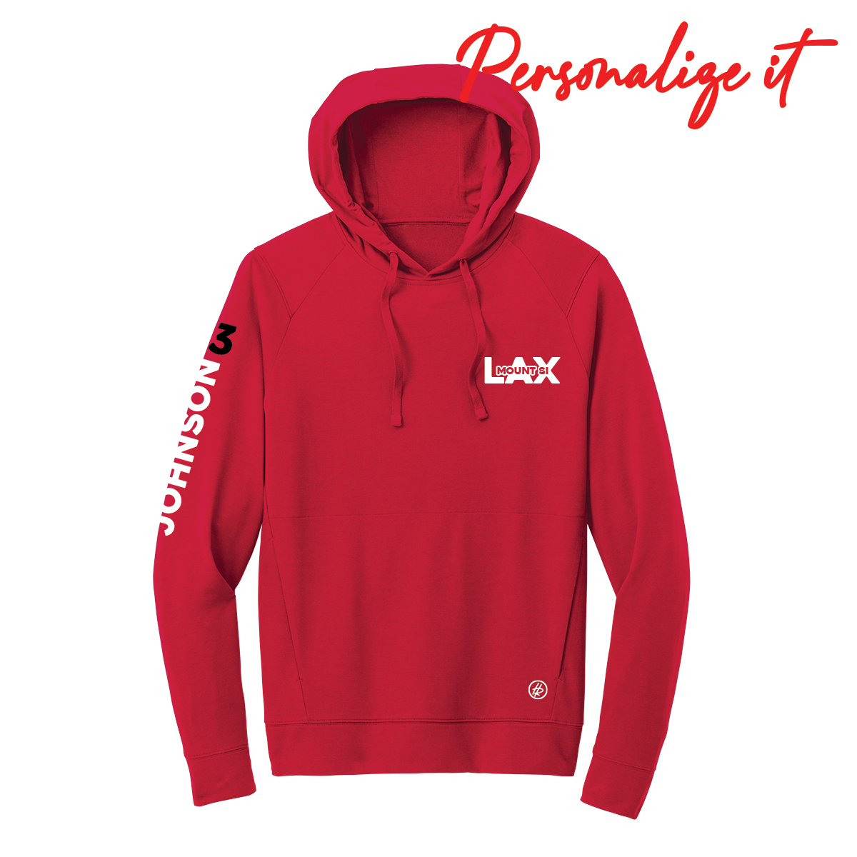 Hatty Ratty™ + Mount Si "HEAD HEART HUSTLE" -Performance Hoodie