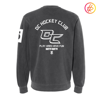 Hatty Ratty™ + hOCkey Pigment Dyed Crewneck