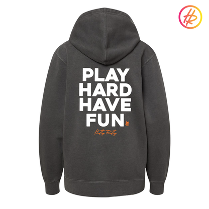 PLAY HARD HAVE FUN - OCHC - Pigment Dyed Hoodie - YOUTH