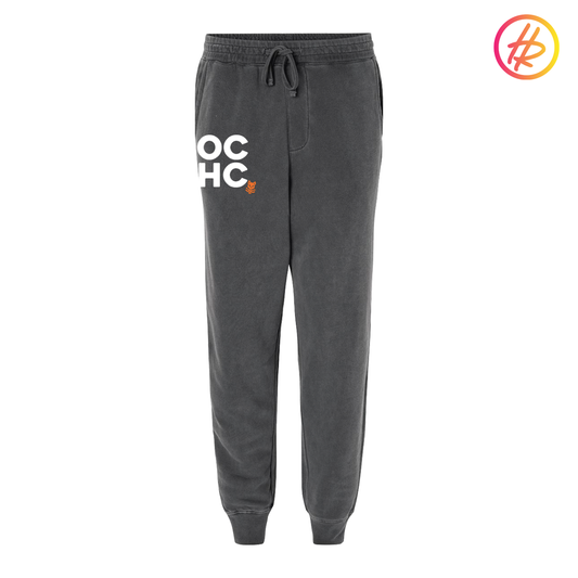 Hatty Ratty™ + OCHC Hockey Sweatpants - Pigment Black - ADULT