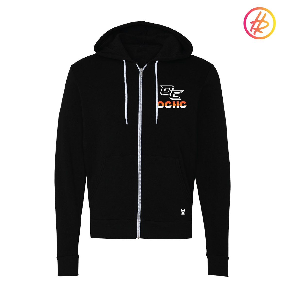 Hatty Ratty + OCHC Retro Striped Zip Up Hoodie