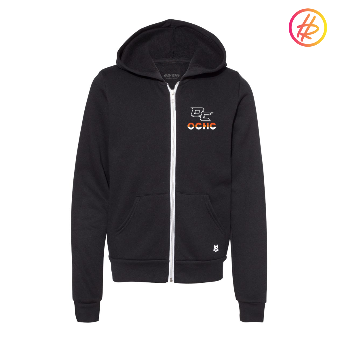 Hatty Ratty + OCHC Retro Striped Zip Up Hoodie - YOUTH