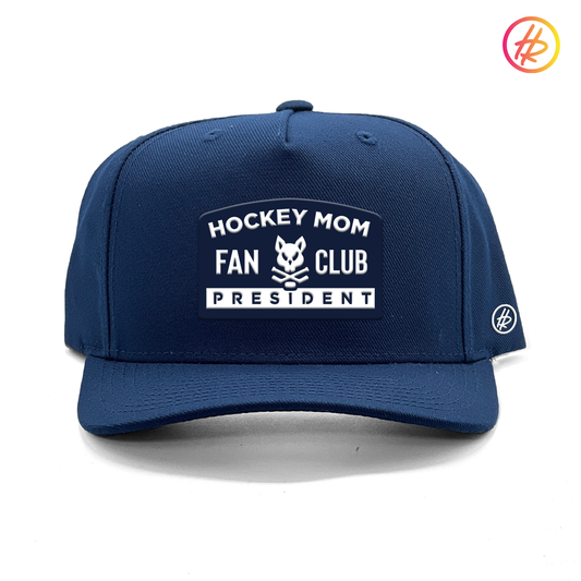 Hatty Ratty™ HOCKEY MOM FAN CLUB PRESIDENT Hat