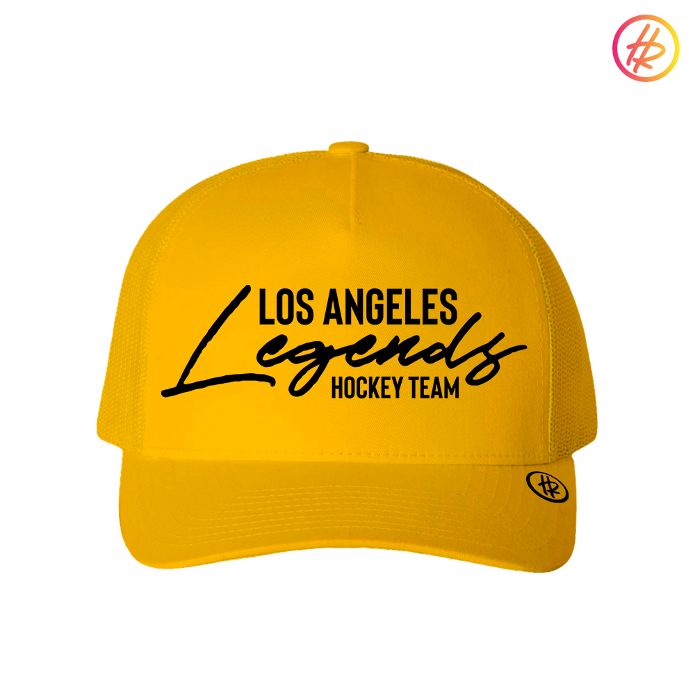 LA LEGENDS + Hatty Ratty™ LEGENDS TEAM- Mid Profile Trucker - GOLD