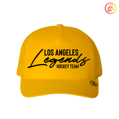 LA LEGENDS + Hatty Ratty™ LEGENDS TEAM- Mid Profile Trucker - GOLD