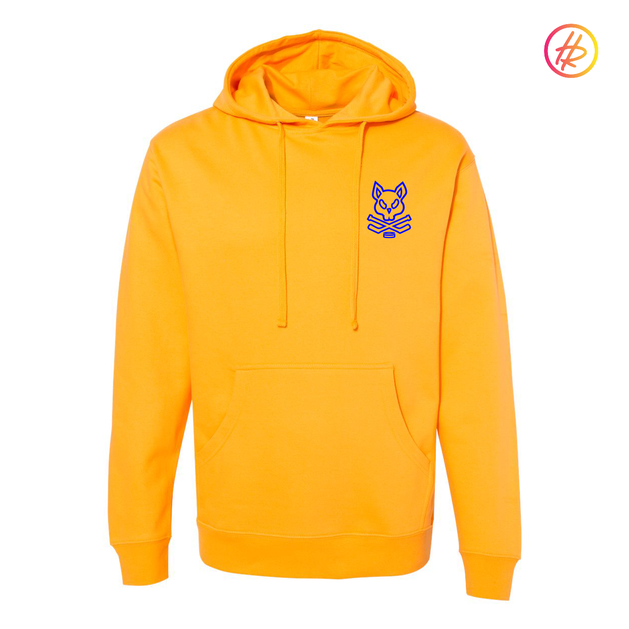 Goldrush + Hatty Ratty - Fleece Hoodie - Adult - Gold