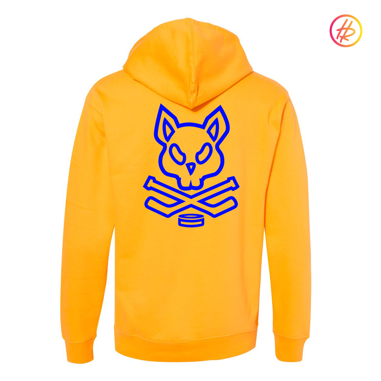 Goldrush + Hatty Ratty - Fleece Hoodie - Adult - Gold