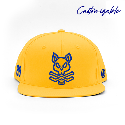 Goldrush + Hatty Ratty™ - Flat Bill - Gold - Customizable