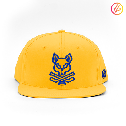 Goldrush + Hatty Ratty™ - Flat Bill - Gold - Customizable