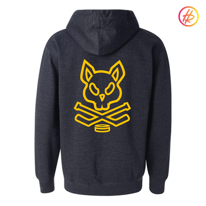 AZ Bobcats + Hatty Ratty - Fleece Hoodie - Adult - Navy