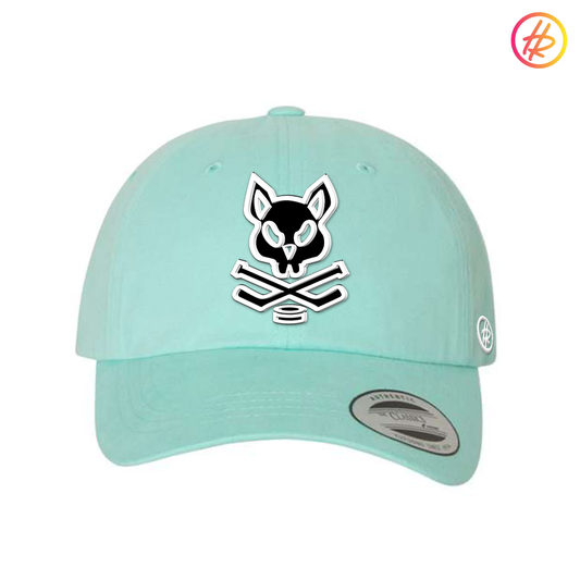 Jr. Sharks + Hatty Ratty™ - Dad Hat - Washed Teal