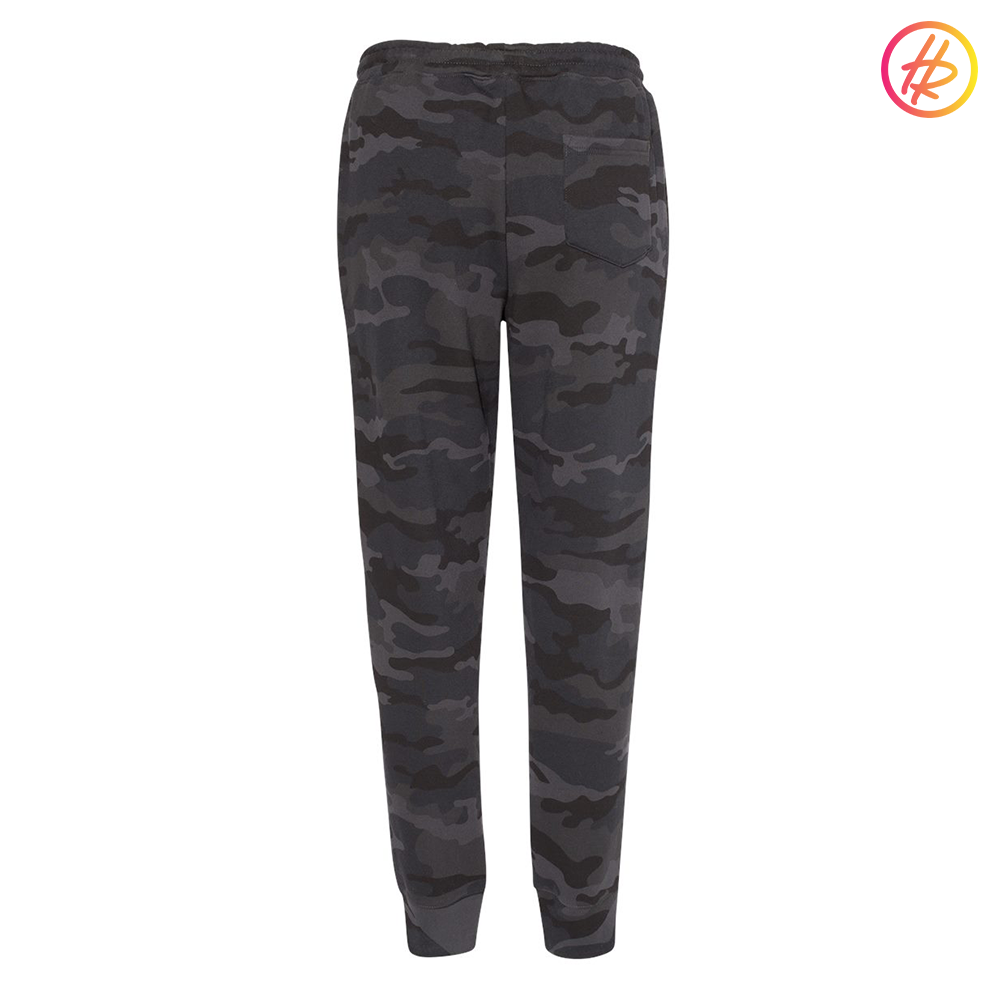 LA LEGENDS + Hatty Ratty™ WAVE WASH Black Camo Sweatpants - WOMENS