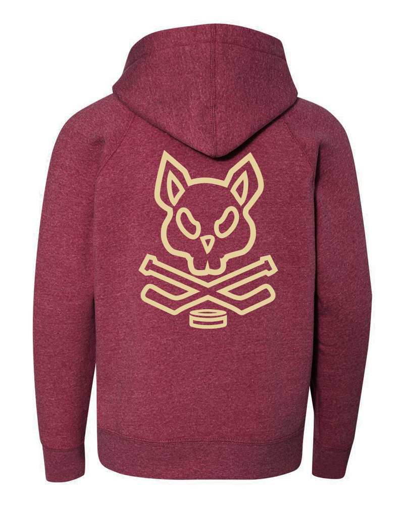 Jr. Coyotes + Hatty Ratty - Raglan Hoodie - Youth