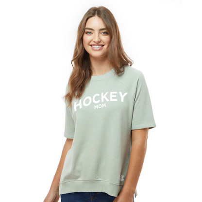 Hockey Mom Shortsleeve Crewneck Sweatshirt