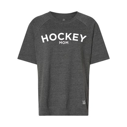 Hockey Mom Shortsleeve Crewneck Sweatshirt