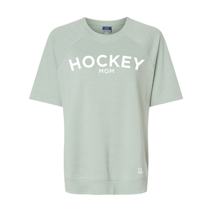 Hockey Mom Shortsleeve Crewneck Sweatshirt