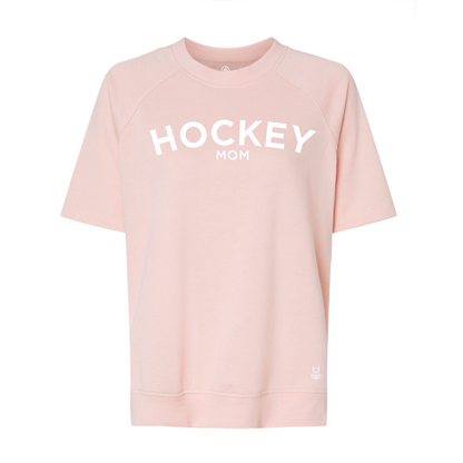 Hockey Mom Shortsleeve Crewneck Sweatshirt