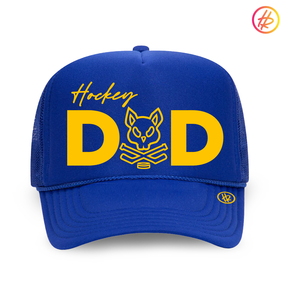 Goldrush + Hatty Ratty™ - Foam Trucker - Hockey Dad - Royal Blue