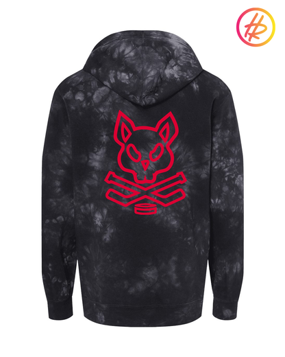 Jr. Coyotes/SD + Hatty Ratty - Tie Dyed Hoodie - ADULT