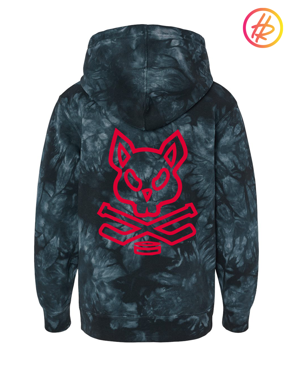 Jr. Coyotes + Hatty Ratty - Tie Dyed Hoodie - Youth