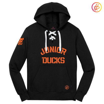 Jr. Ducks® CHAMP + Hatty Ratty Hockey Lace-Up Hoodie