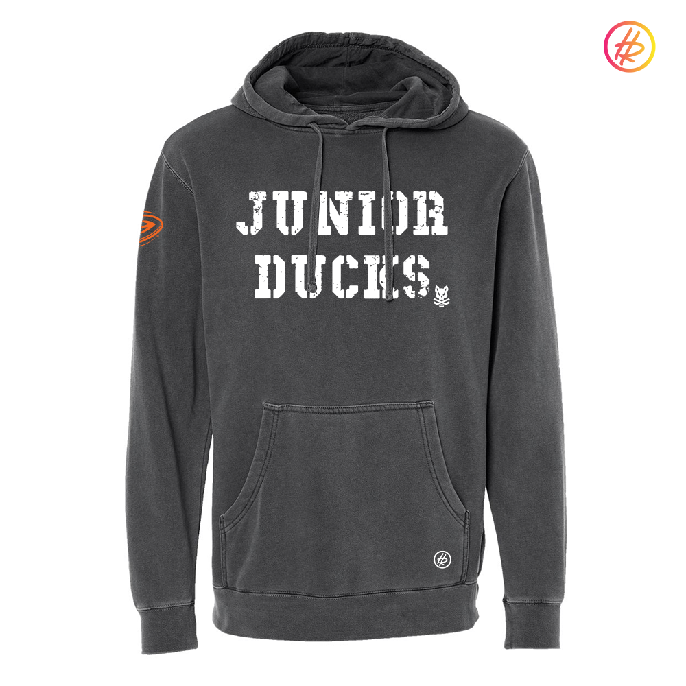 Jr. Ducks® + Hatty Ratty Pigment Dyed Victory Hoodie