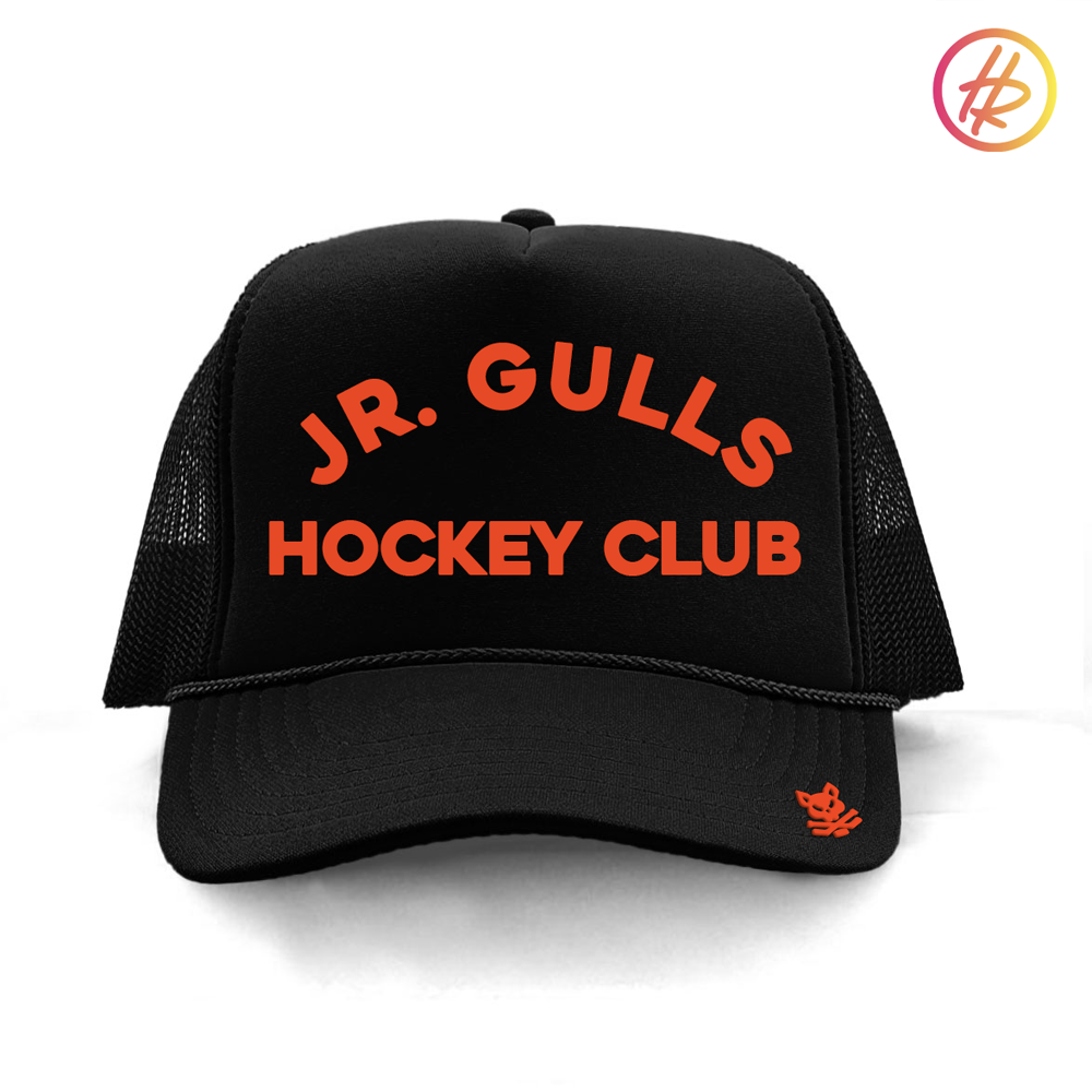 Hatty Ratty™ + Jr. Gulls Arch - Foam Front Trucker - Black