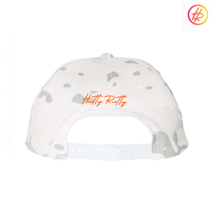 Hatty Ratty™ + Jr. Gulls Block - Flat Bill - Snow Camo