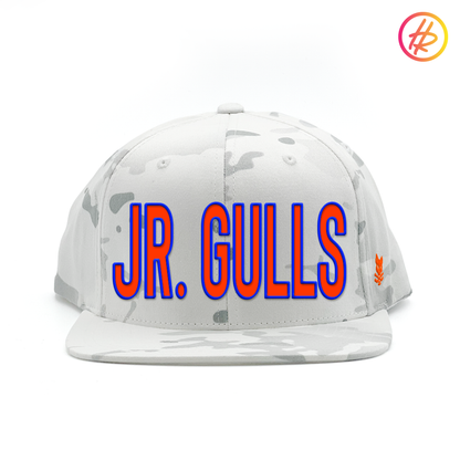 Hatty Ratty™ + Jr. Gulls Block - Flat Bill - Snow Camo