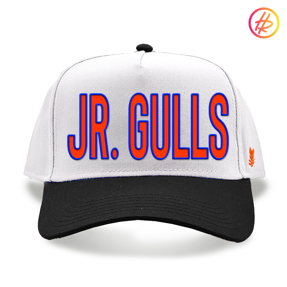 Hatty Ratty™ + Jr. Gulls Block - Curved Bill - Black/White