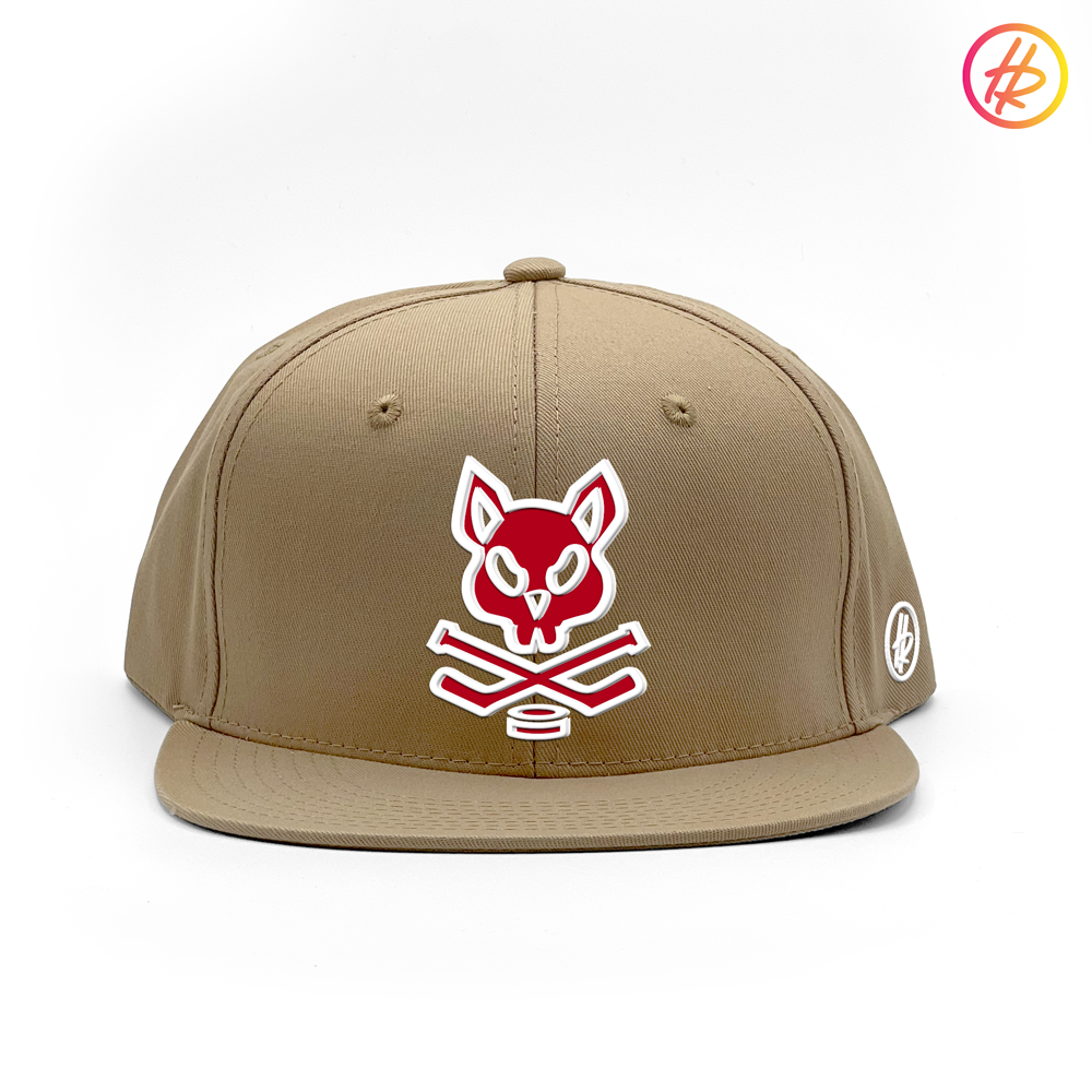 Jr. Coyotes/SD + Hatty Ratty™ - Flat Bill - Khaki