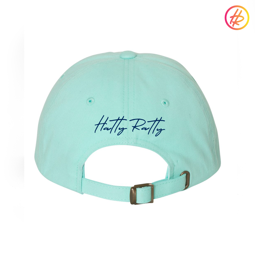 "Crookie" + Hatty Ratty™ - Dad Hat - Sea Foam