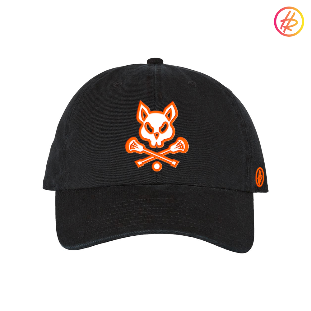 Black LAX Rat Dad Hat - Customizable