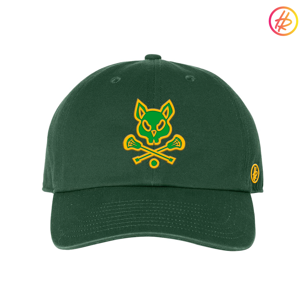 Green LAX Rat Dad Hat - Customizable