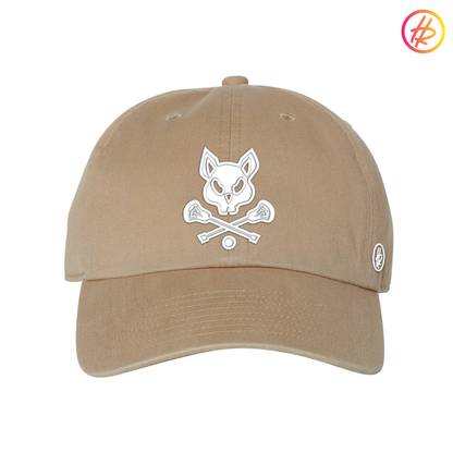 Khaki LAX Rat Dad Hat - Customizable