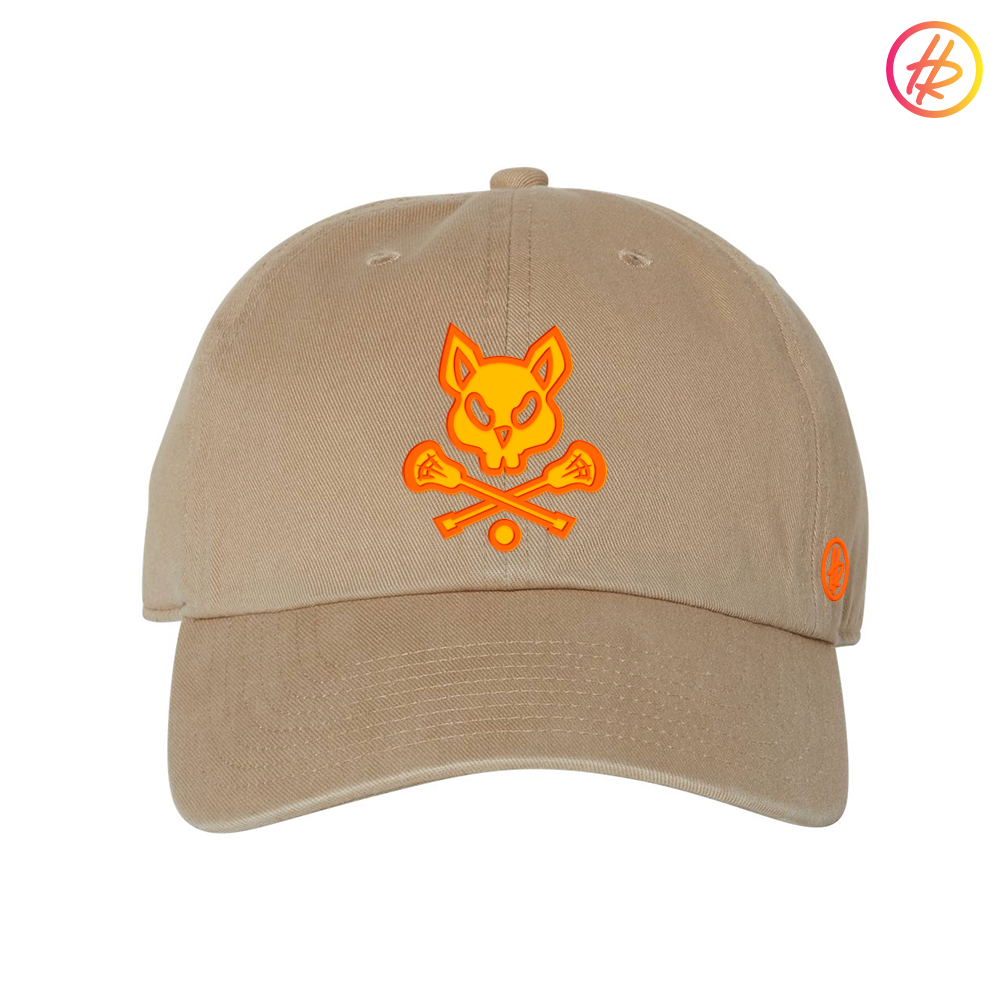 Khaki LAX Rat Dad Hat - Customizable