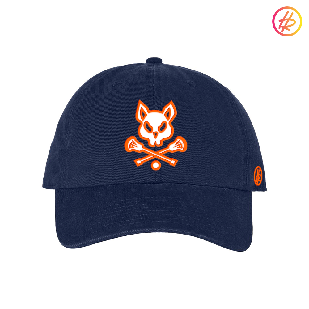 Navy LAX Rat Dad Hat - Customizable