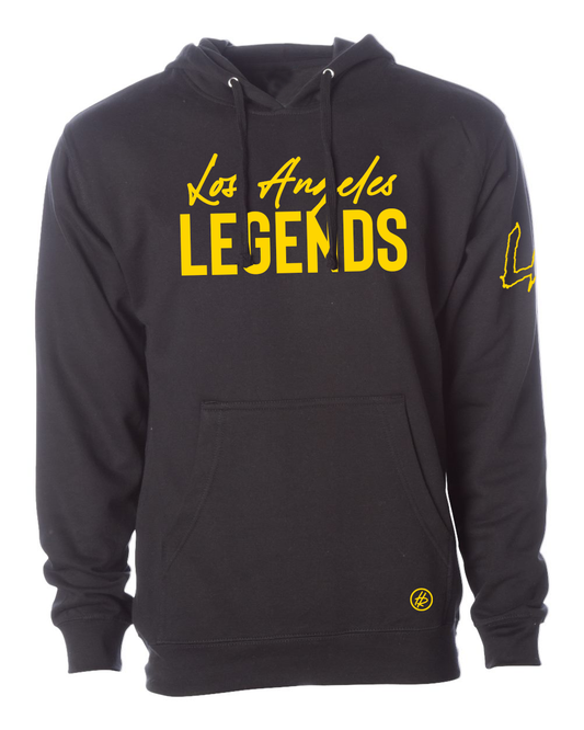 LA LEGENDS TEAM + Hatty Ratty Hoodie - Black