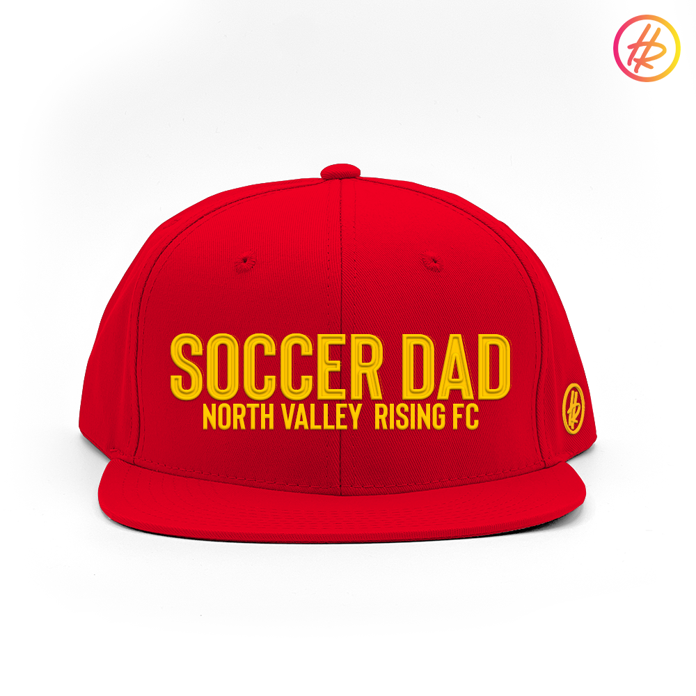 NV Rising Soccer Dad Flat Bill - ADULT