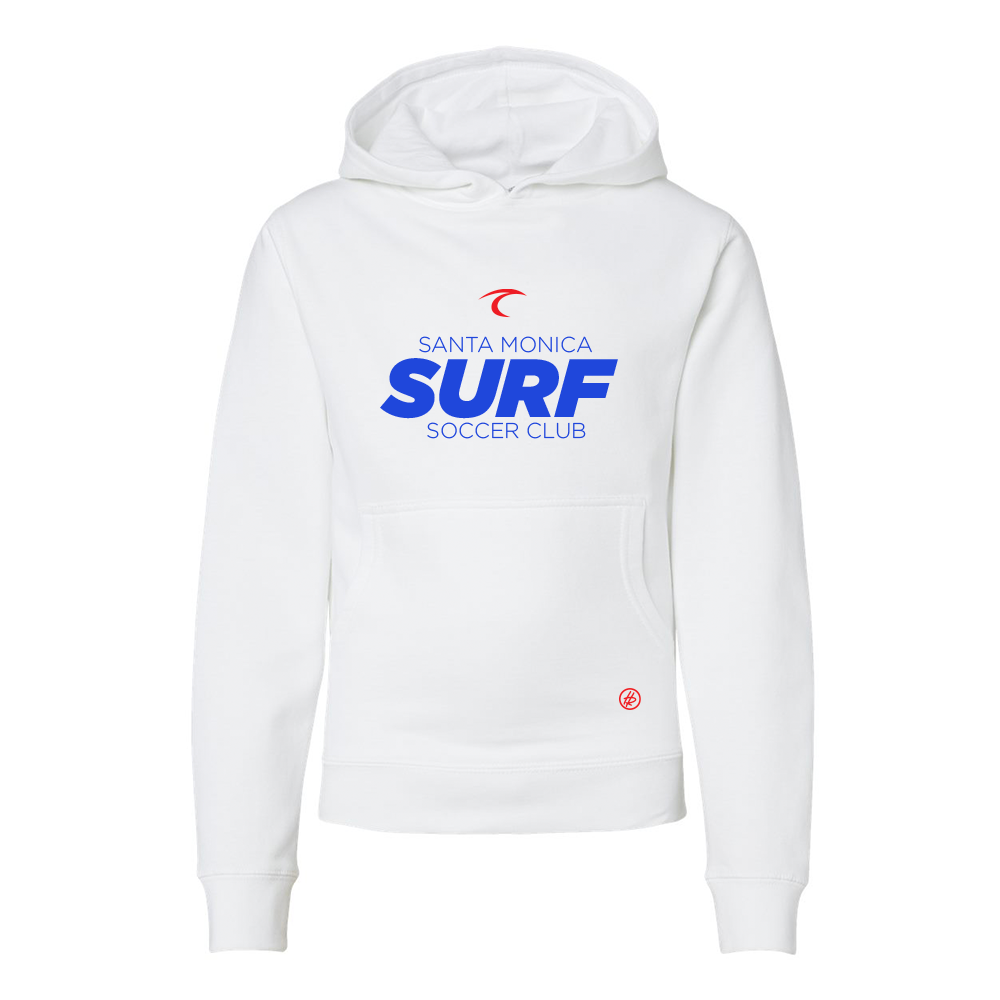 Santa Monica Surf Hoodie - White - Youth