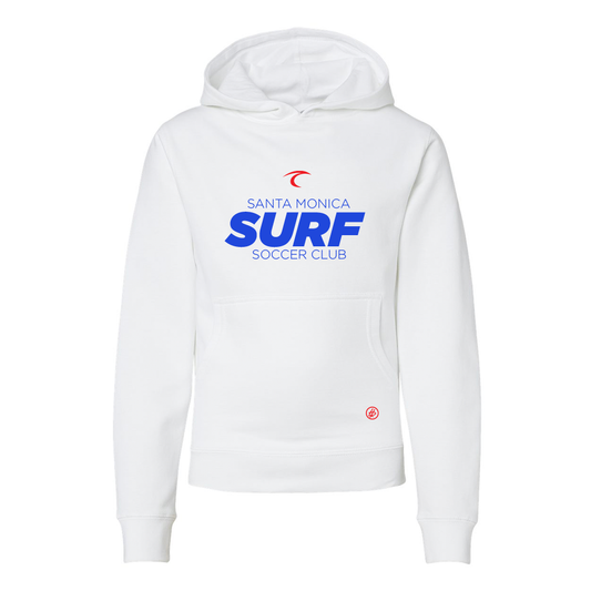 Santa Monica Surf Hoodie - White - Youth