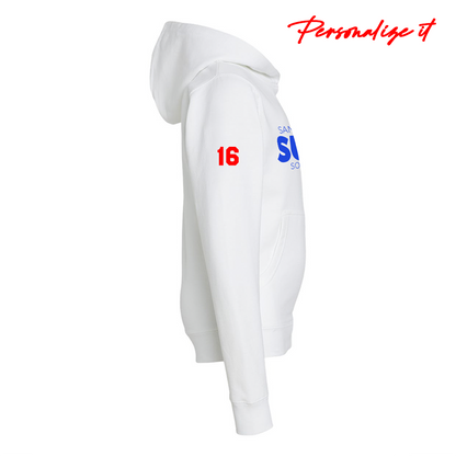 Santa Monica Surf Hoodie - White - Youth