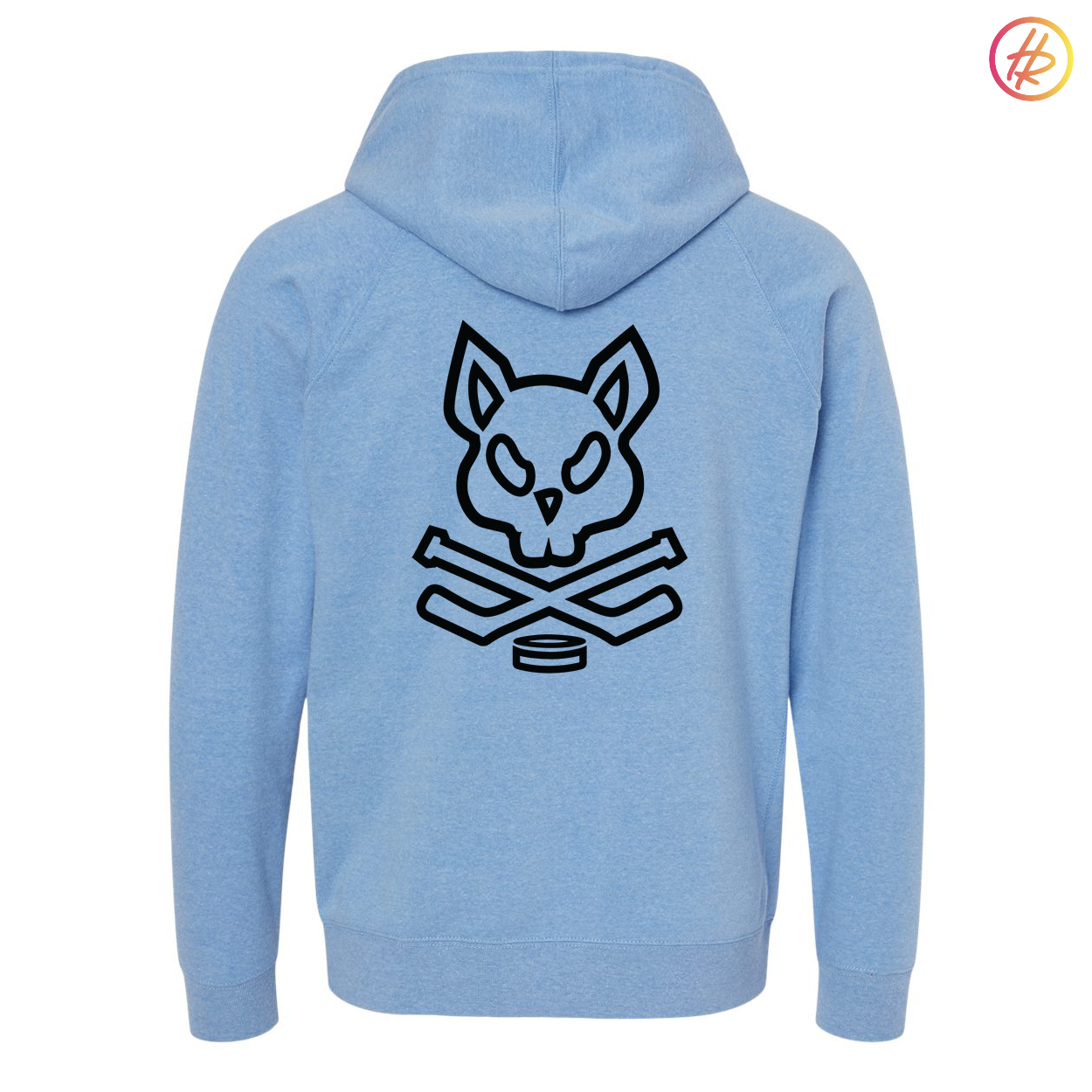 Goldrush Girls + Hatty Ratty - Special Blend Raglan Hoodie - Skyblue - Adult