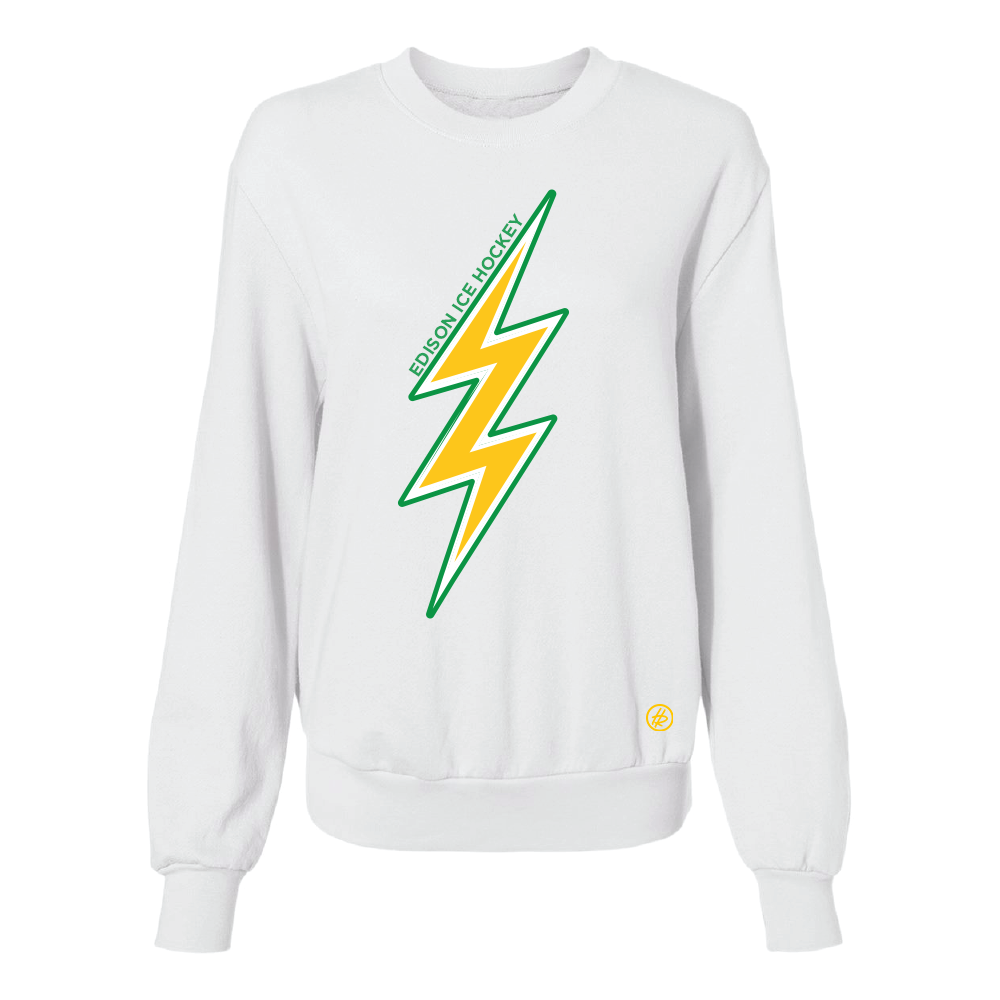 Edison HC - Bolt Front Crewneck - Womens